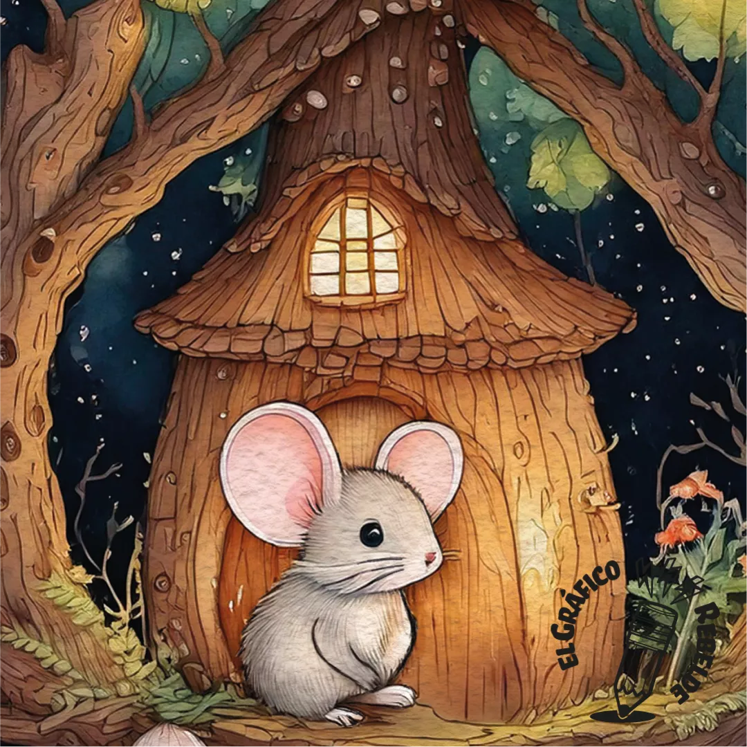 Print Ratolí Pérez - Làmina Infantil de Fantasia