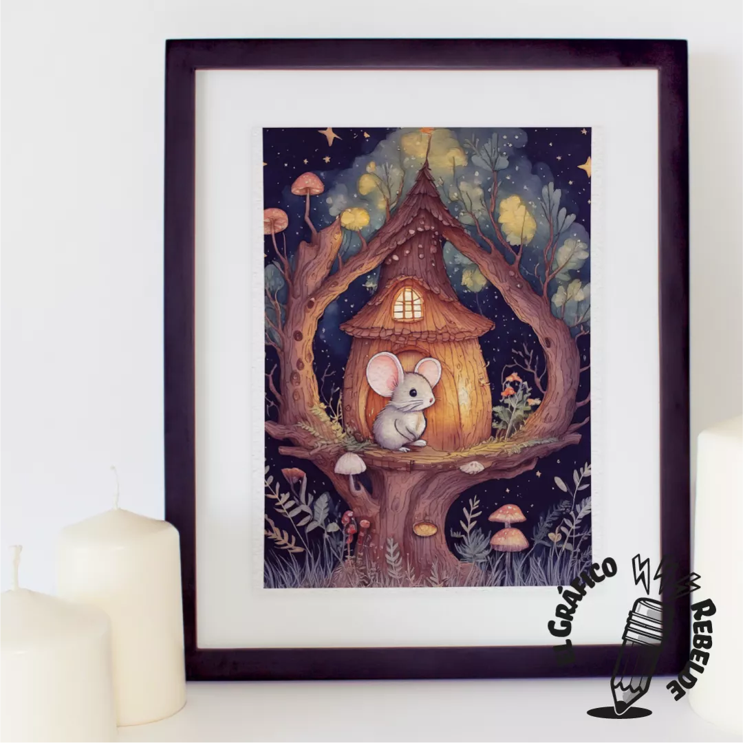 Print Ratolí Pérez - Làmina Infantil de Fantasia