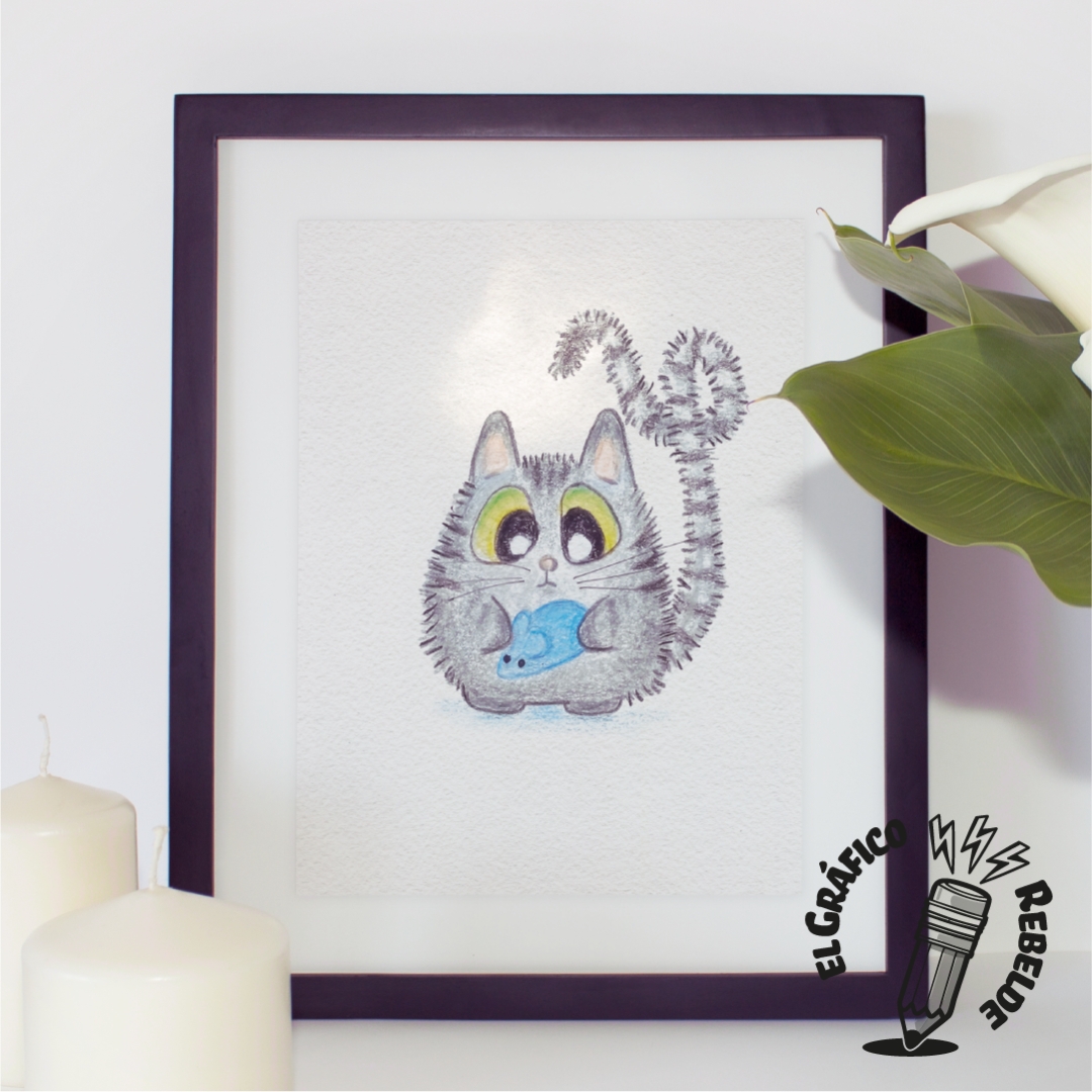 Print MIO-MIO - Lámina Felina para Arrancar una Sonrisa