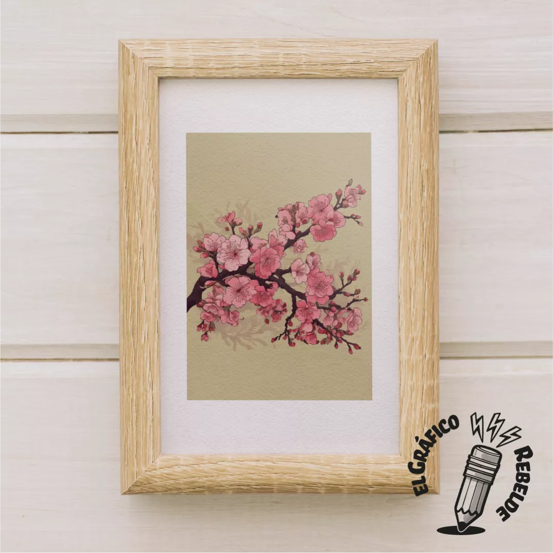 Print SAKURA - Làmina Botànica de Calma i Delicadesa