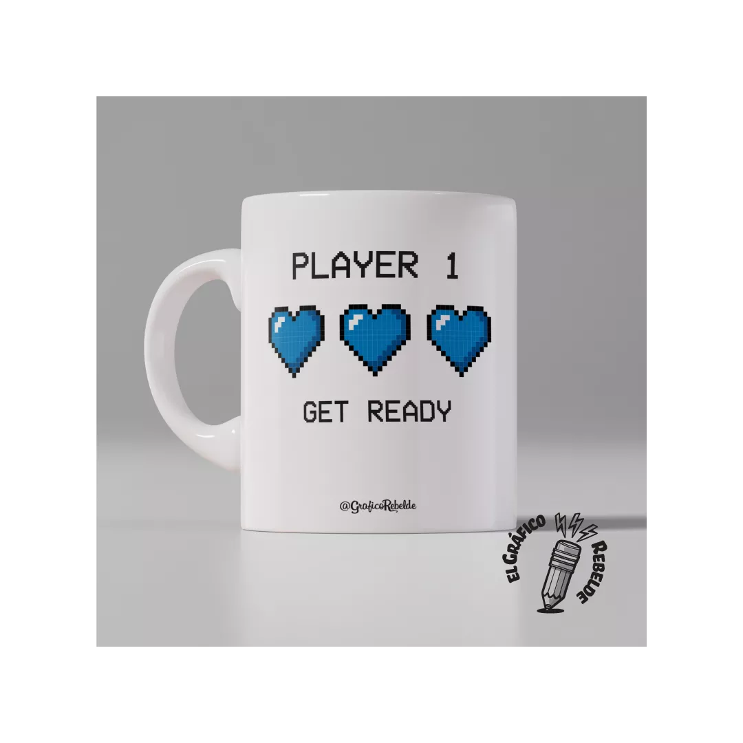 Taza Gamer Retro Personalizada