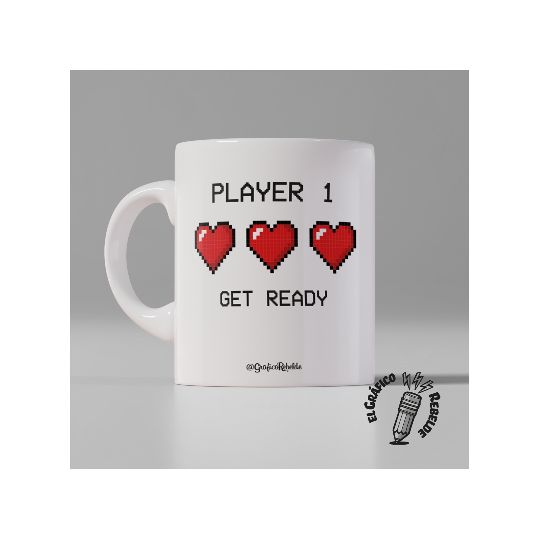 Taza Gamer Retro Personalizada
