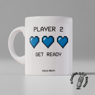 Taza Gamer Retro Personalizada | Tienda Oficial Gráfico Rebelde