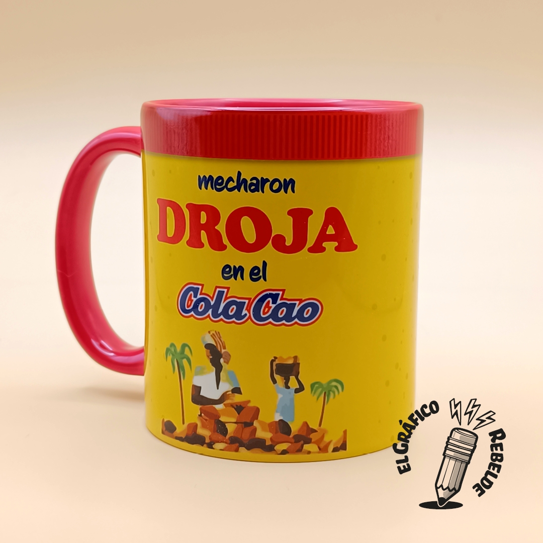 taza mecharon droja en el colacao meme humor taza mecharon droja en el colacao meme humor