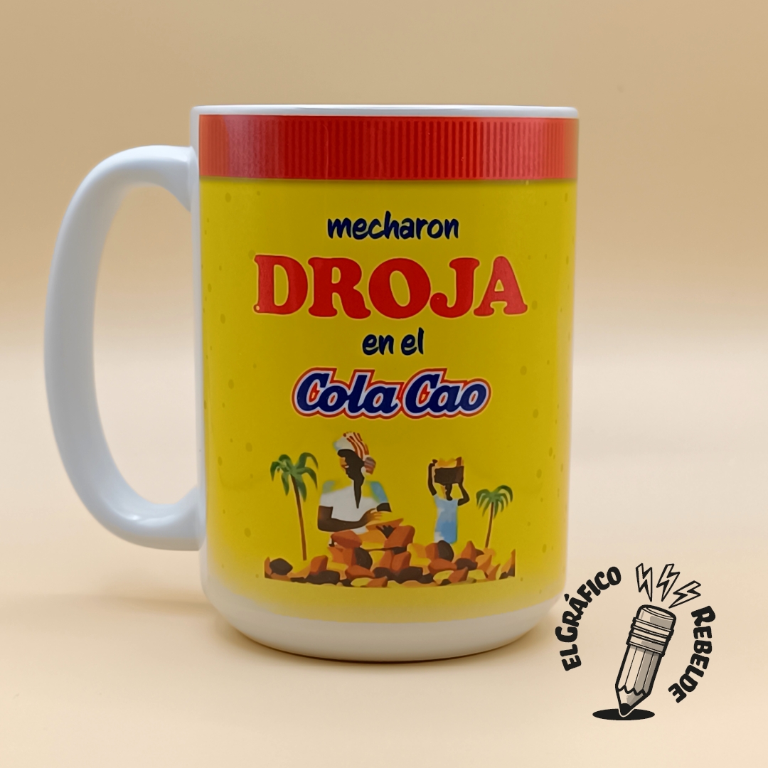 taza mecharon droja en el colacao meme humor taza mecharon droja en el colacao meme humor