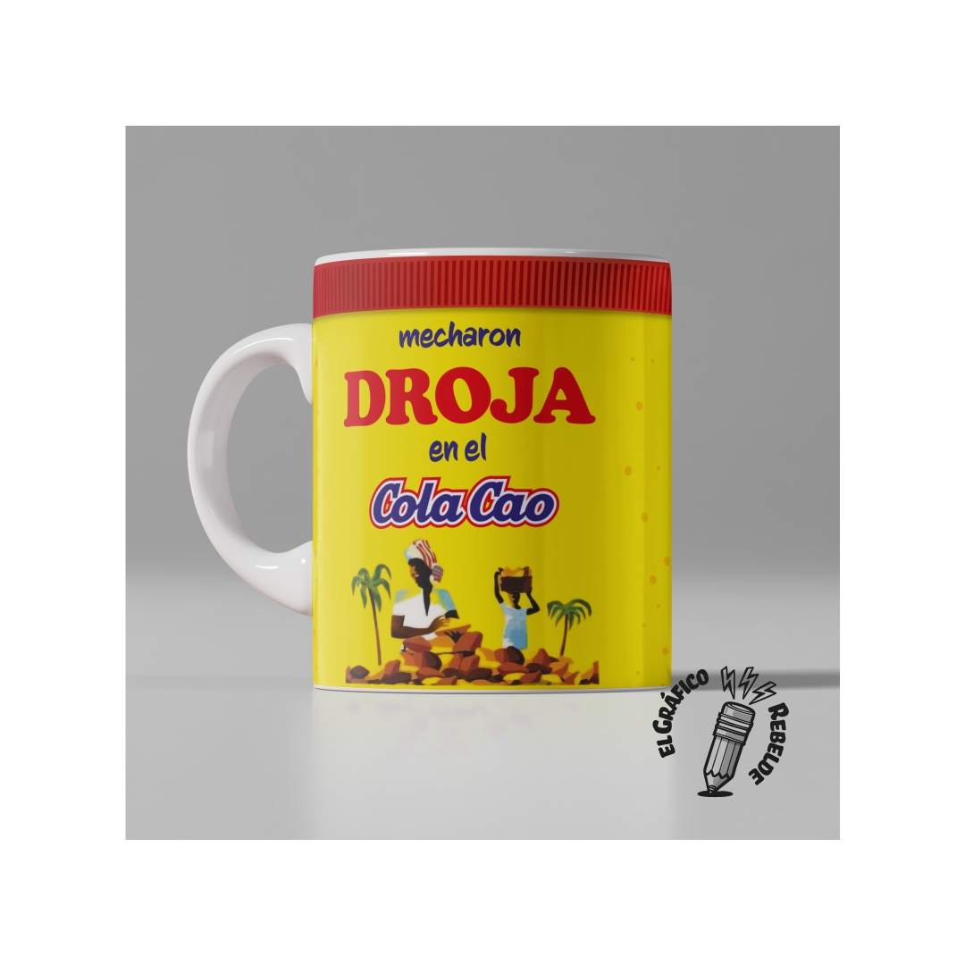 taza mecharon droja en el colacao meme humor taza mecharon droja en el colacao meme humor