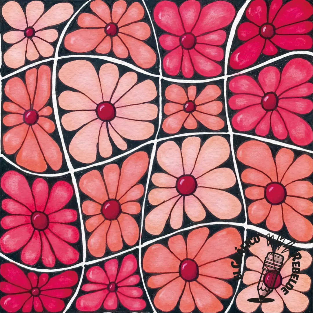 Print Crazy Daisy - Làmina de Flors a Mà per a un Moment Zen Print Crazy Daisy - Làmina de Flors a Mà per a un Moment Zen