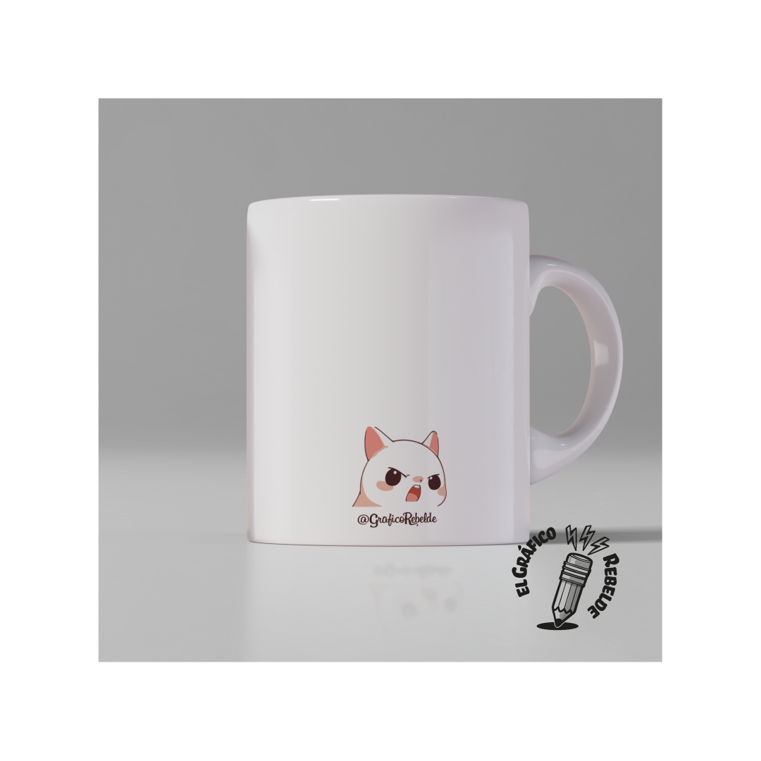 Taza Menos frasecitas pastelosas | Tienda Oficial Gráfico Rebelde