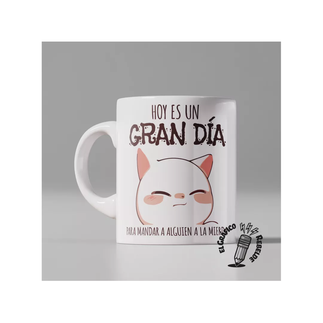 Taza Neko: Hoy es un gran día