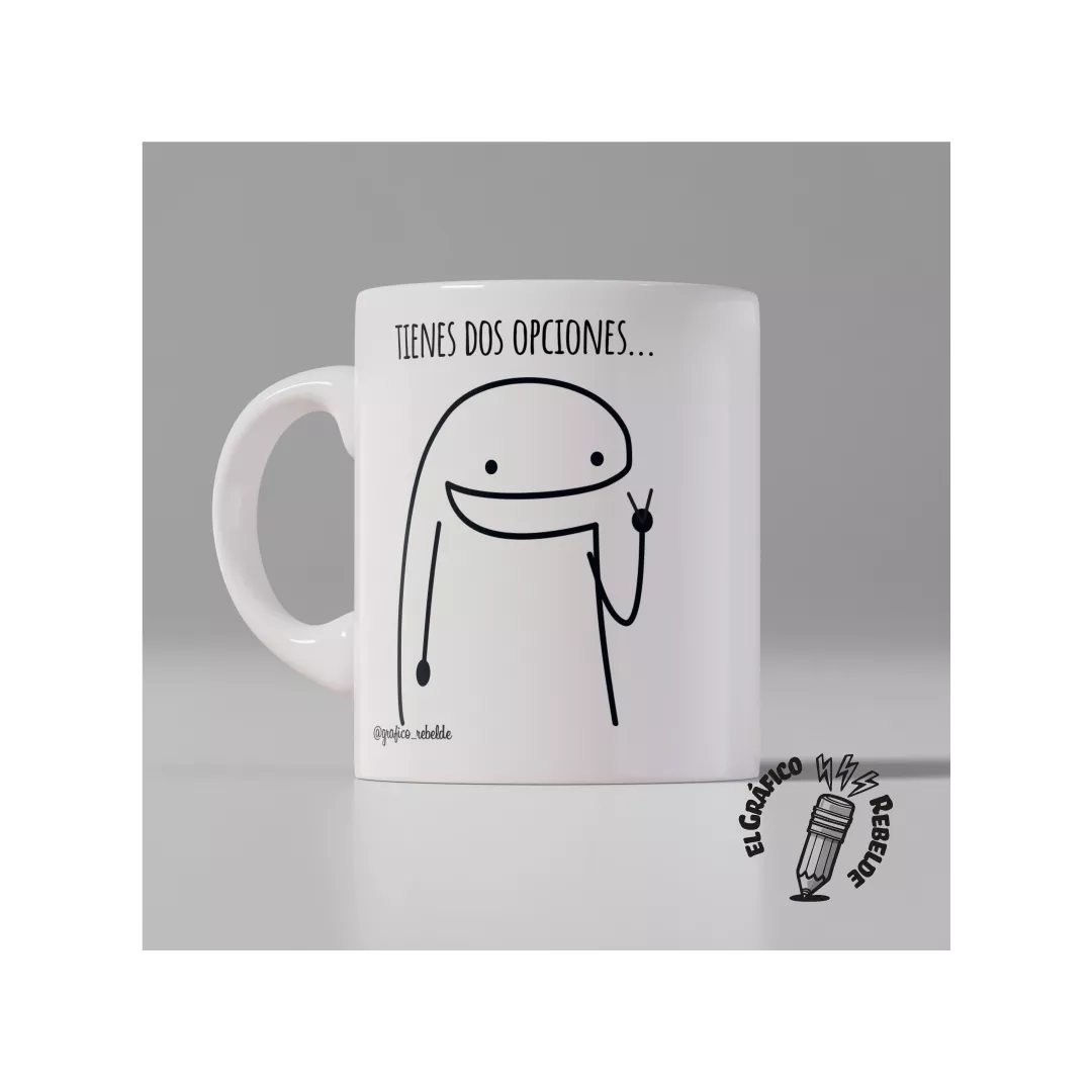 Taza Personalizada FLORK Tienes Dos Opciones Taza Personalizada FLORK Tienes Dos Opciones