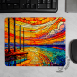 Mousepad ilustrado Puesta de Sol: Colección Cuatro Estaciones