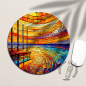 Mousepad ilustrado Puesta de Sol: Colección Cuatro Estaciones