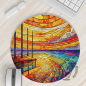 Mousepad ilustrado Puesta de Sol: Colección Cuatro Estaciones
