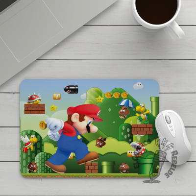 Perfil fi d'1,5 mm de gruix de l'estoreta de ratolí rectangular de Mario Bros.