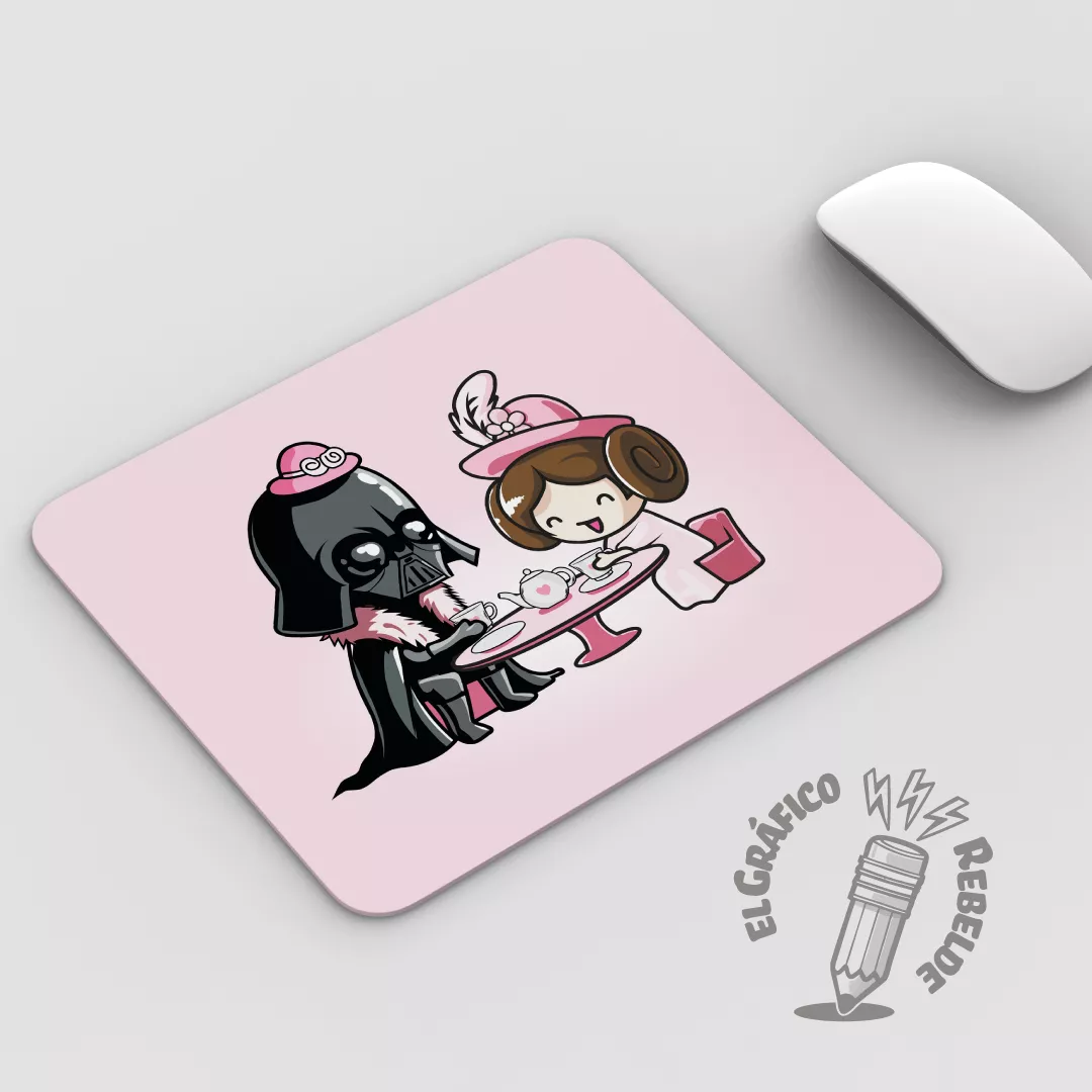 Mousepad ilustrado Star Wars: Tea Party