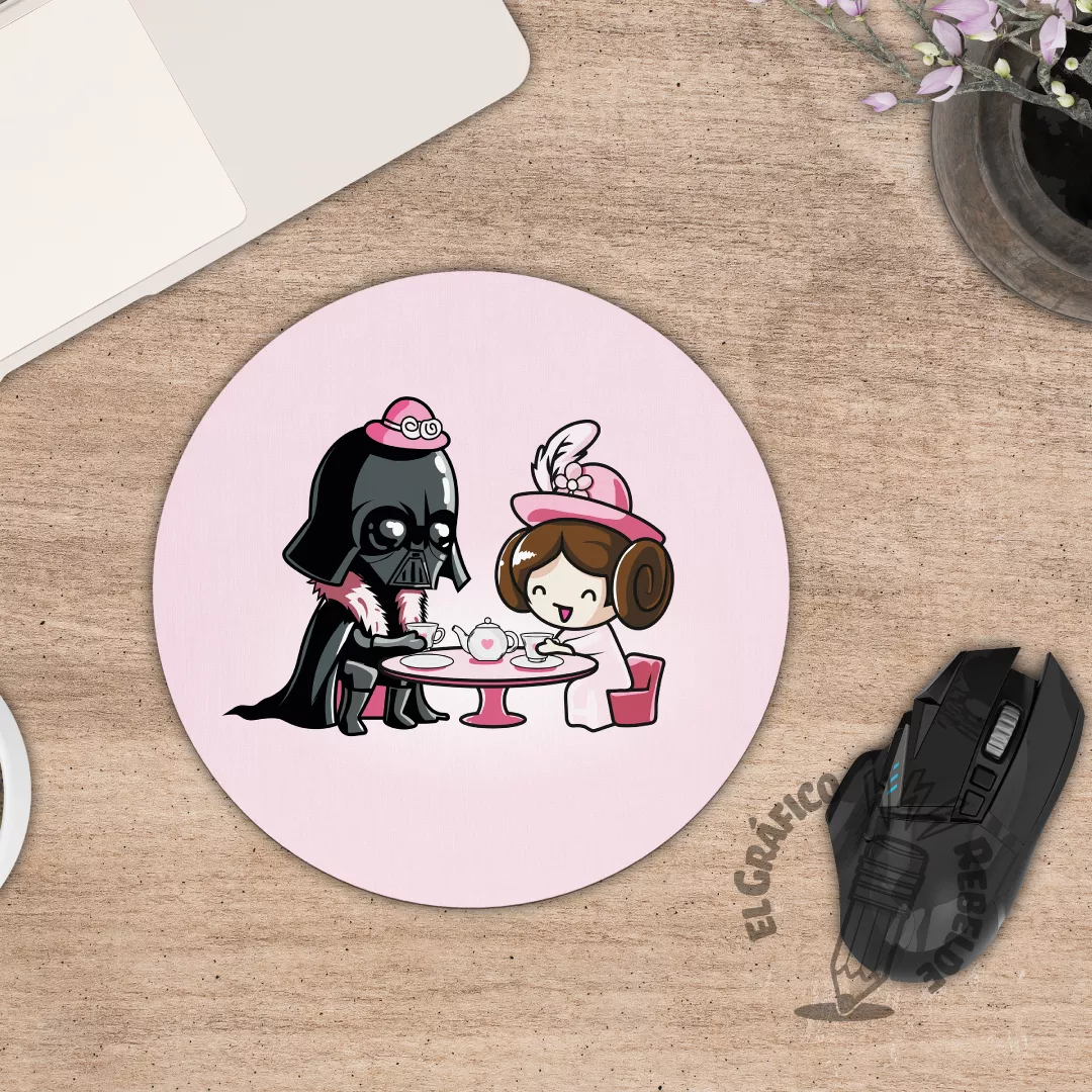 Mousepad ilustrado Star Wars: Tea Party