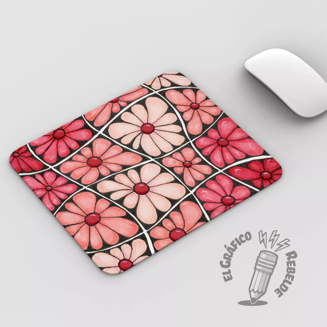 Mousepad ilustrado: Crazy Daisy Mousepad ilustrado: Crazy Daisy