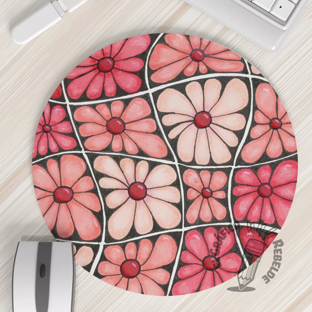 Mousepad ilustrado: Crazy Daisy Mousepad ilustrado: Crazy Daisy