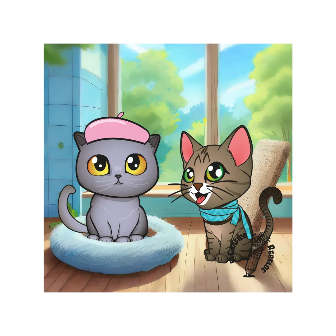 Il·lustració Chibi o Kawaii Personalizada Il·lustració Chibi o Kawaii Personalizada