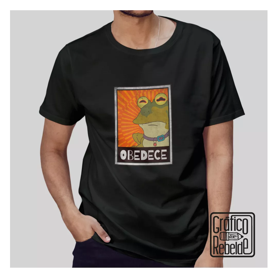 Camiseta OBEDECE AL HIPNOSAPO | Tienda Oficial Gráfico Rebelde