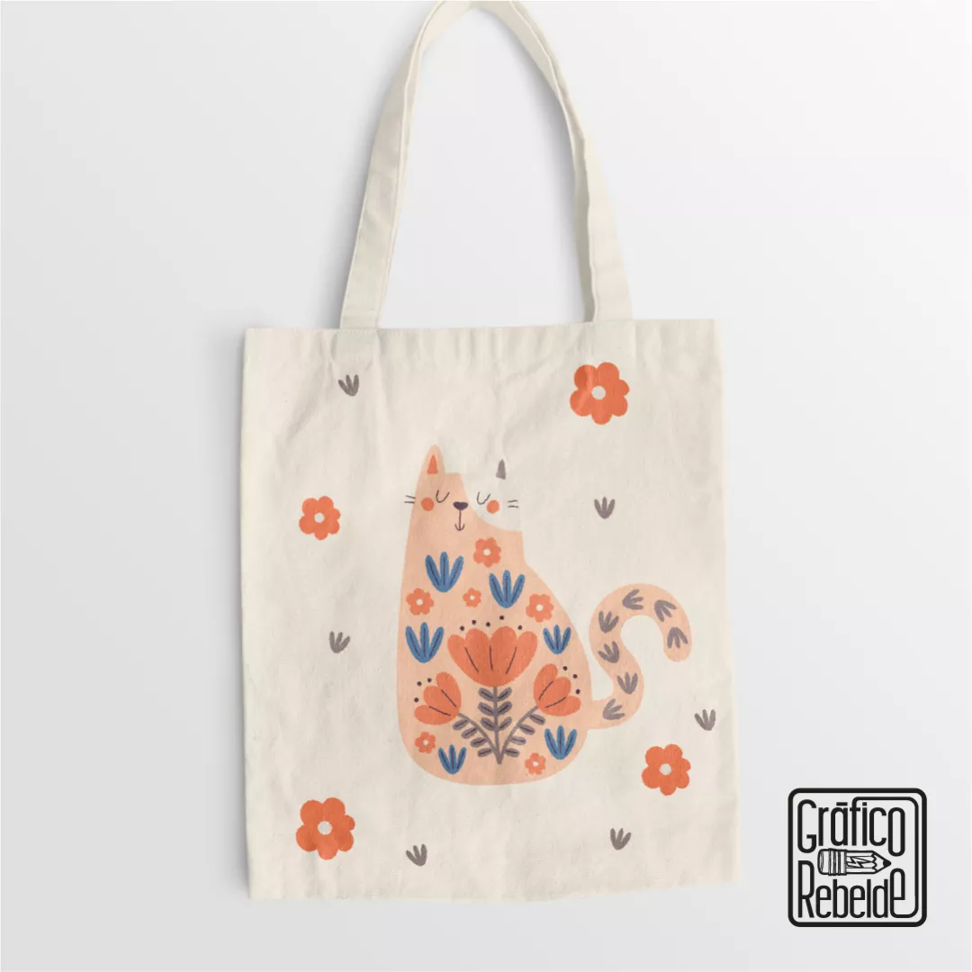 Tote bag Gat Floral Tulipa