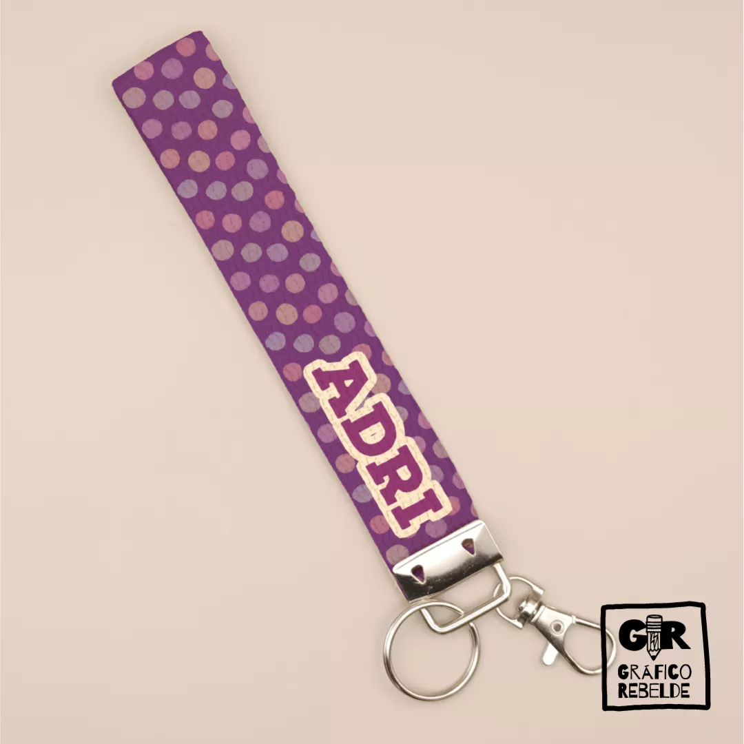 Llavero pulsera personalizado Didots