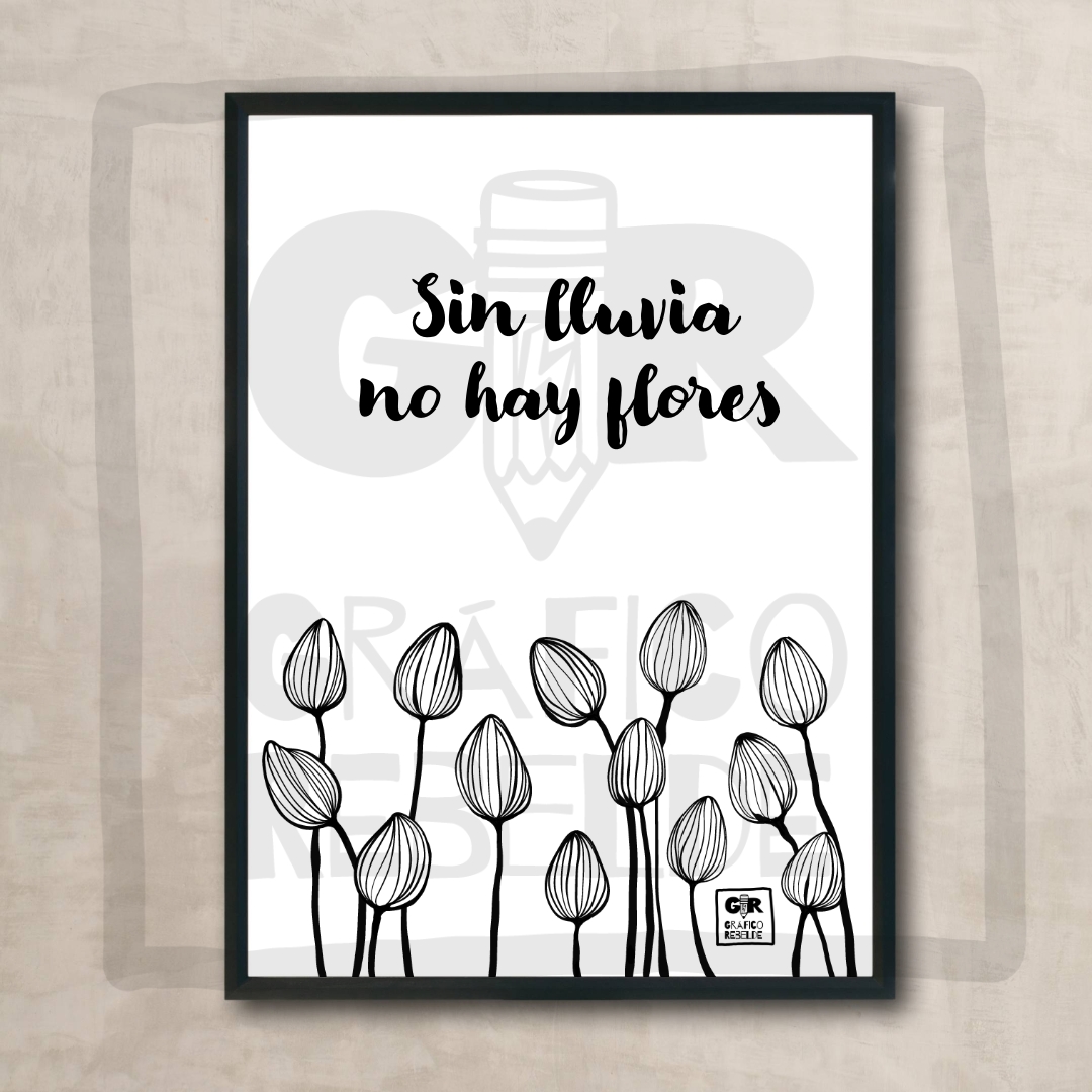 print sin lluvia no hay flores frase inspiradora de superacion tinta decoracion print sin lluvia no hay flores frase inspiradora de superacion tinta decoracion