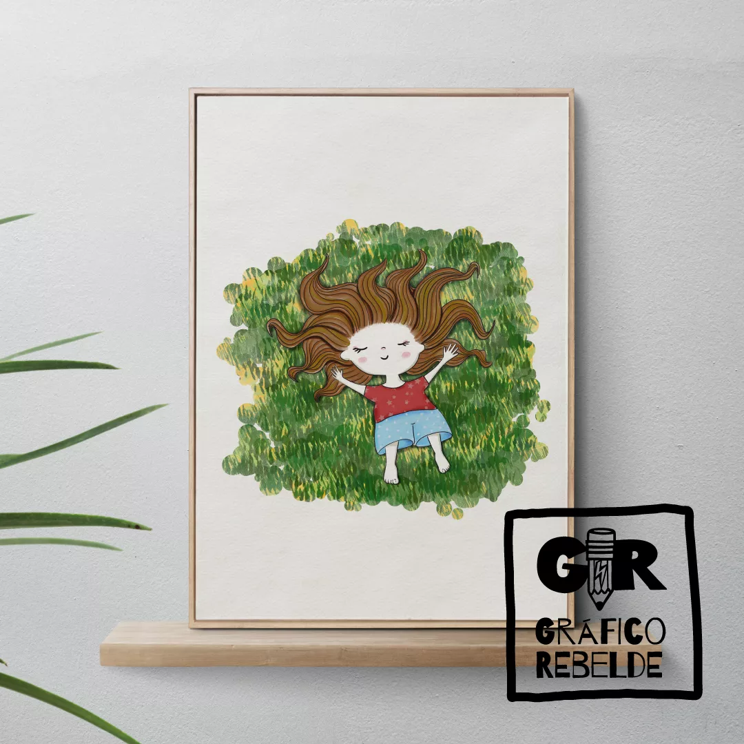 Print Una Tarda de Juny - Làmina d'Aquarel·la de Calma i Bones Vibres