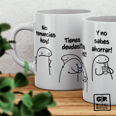 Taza Flork No Renuncies Hoy