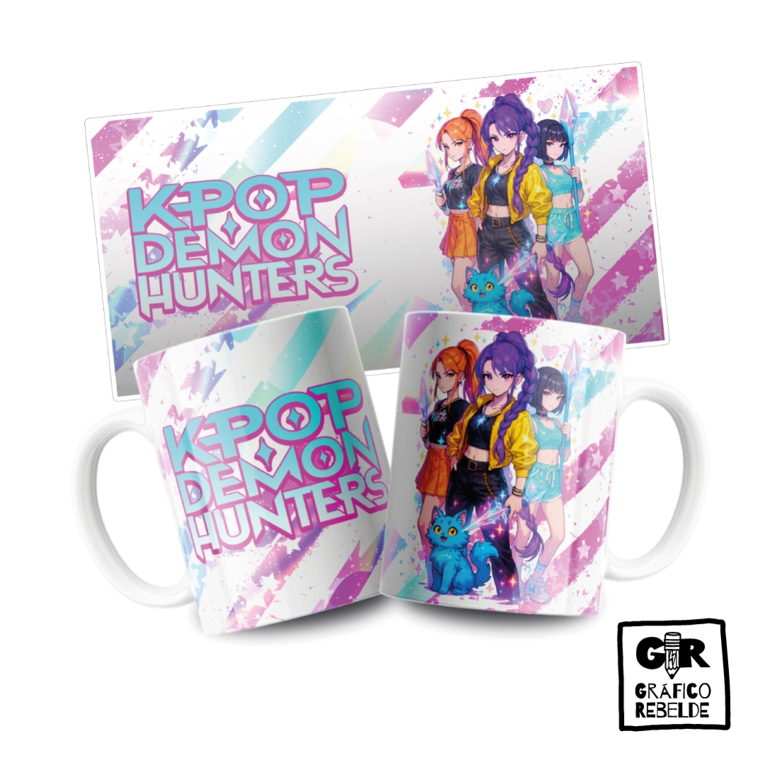 Taza Personalizada K-Pop Demon Hunters Taza Personalizada K-Pop Demon Hunters