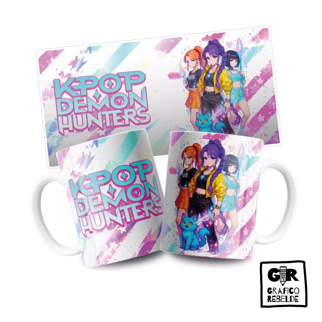 Taza Personalizada K-Pop Demon Hunters