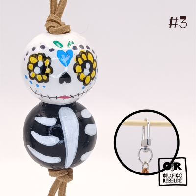 Llavero Catrina Calaverita | Tienda Oficial Gráfico Rebelde