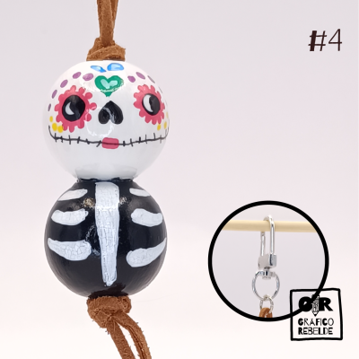 Llavero Catrina Calaverita | Tienda Oficial Gráfico Rebelde