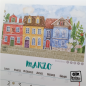 Calendario Ilustrado 2027 artesanal con láminas para enmarcar