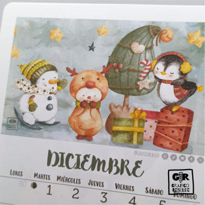 Calendario Ilustrado 2027 con Láminas | Tienda Oficial Gráfico Rebelde