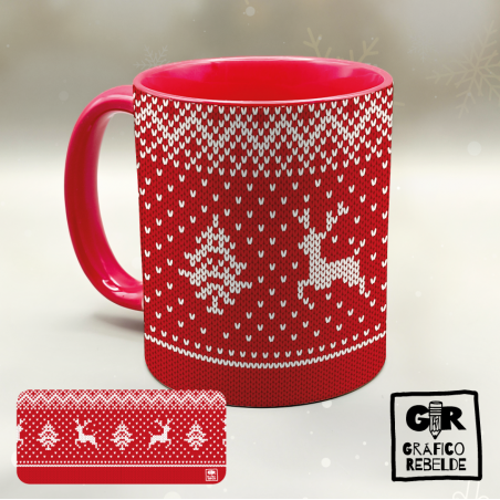 Taza Suéter Feo de Navidad | Gráfico Rebelde