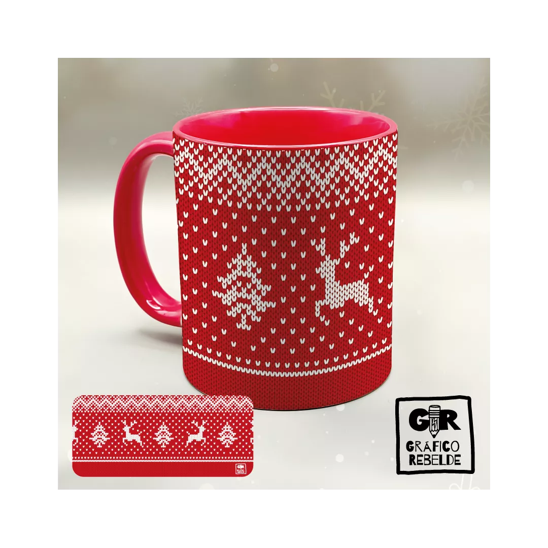 Taza JERSEY FEO DE NAVIDAD