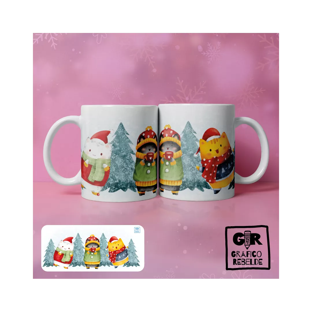 Tassa GATETS A LA NEU Tassa GATETS A LA NEU