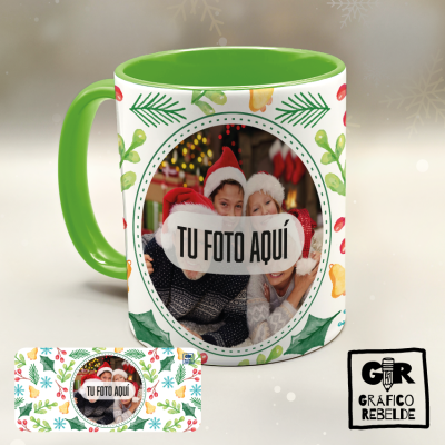 Taza Navidad Personalizada con Foto | Tienda Oficial Gráfico Rebelde