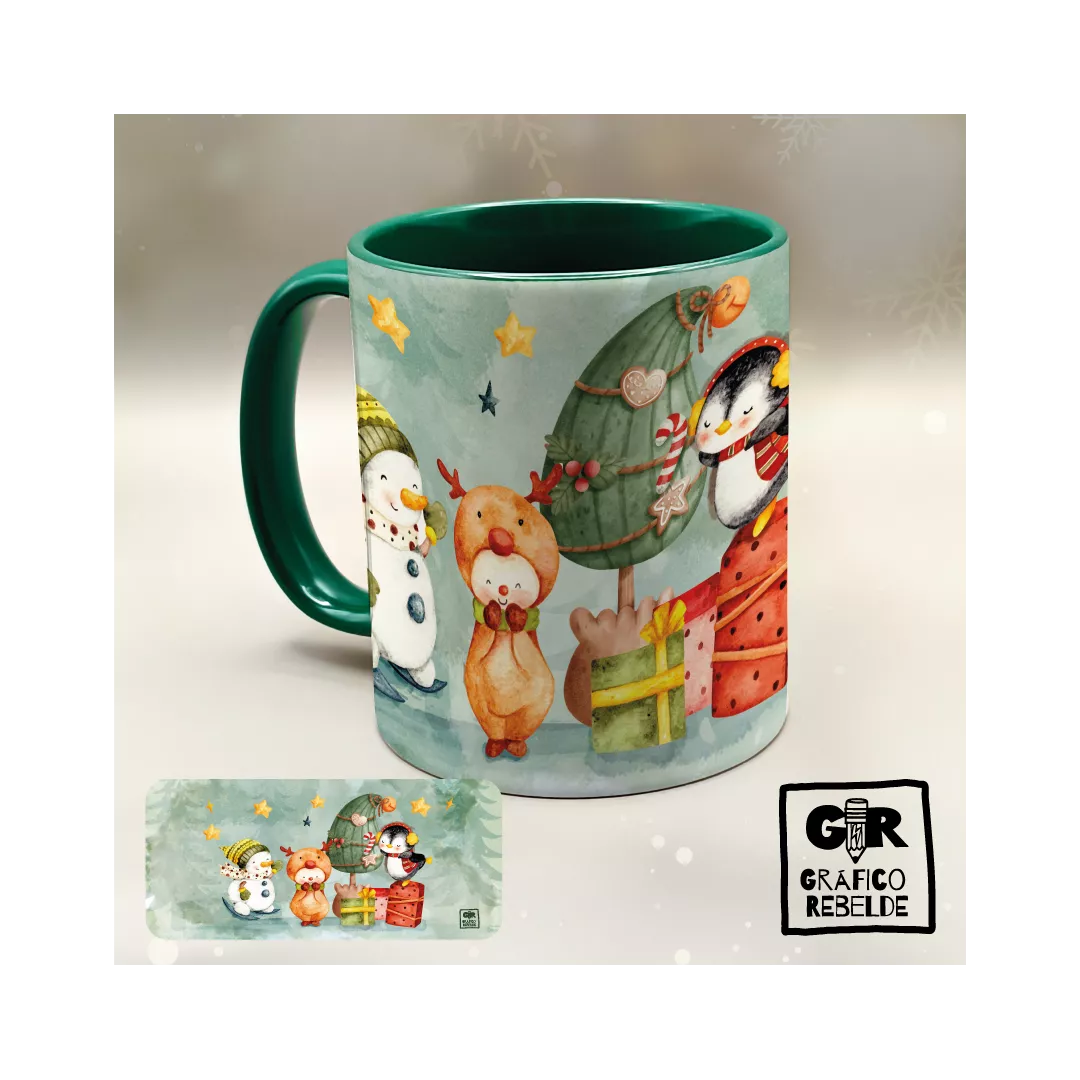 Taza ARBOLITO NAVIDAD