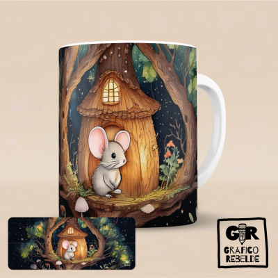 Taza ilustrada "Ratoncito Pérez"