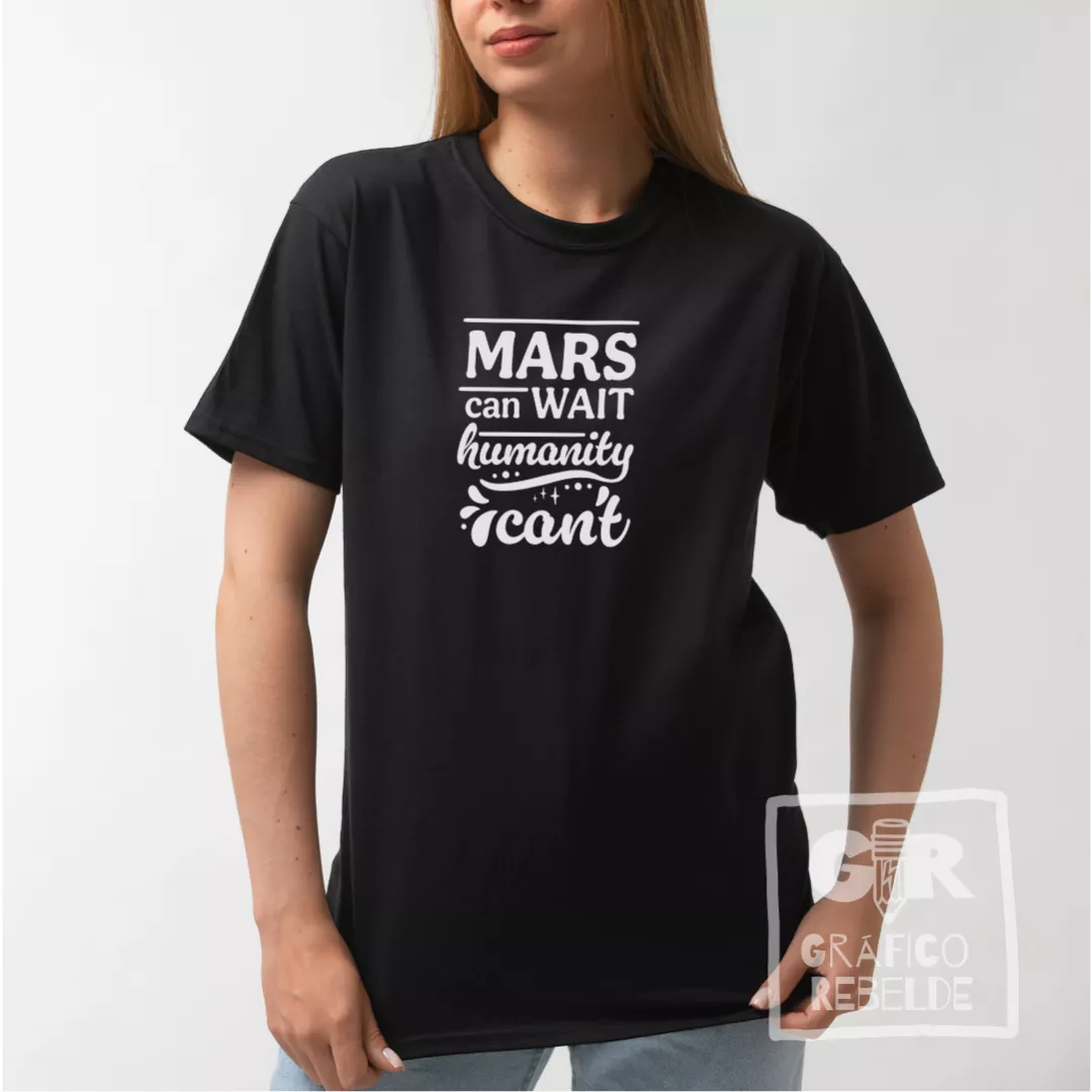 Camiseta MARS CAN WAIT Camiseta MARS CAN WAIT