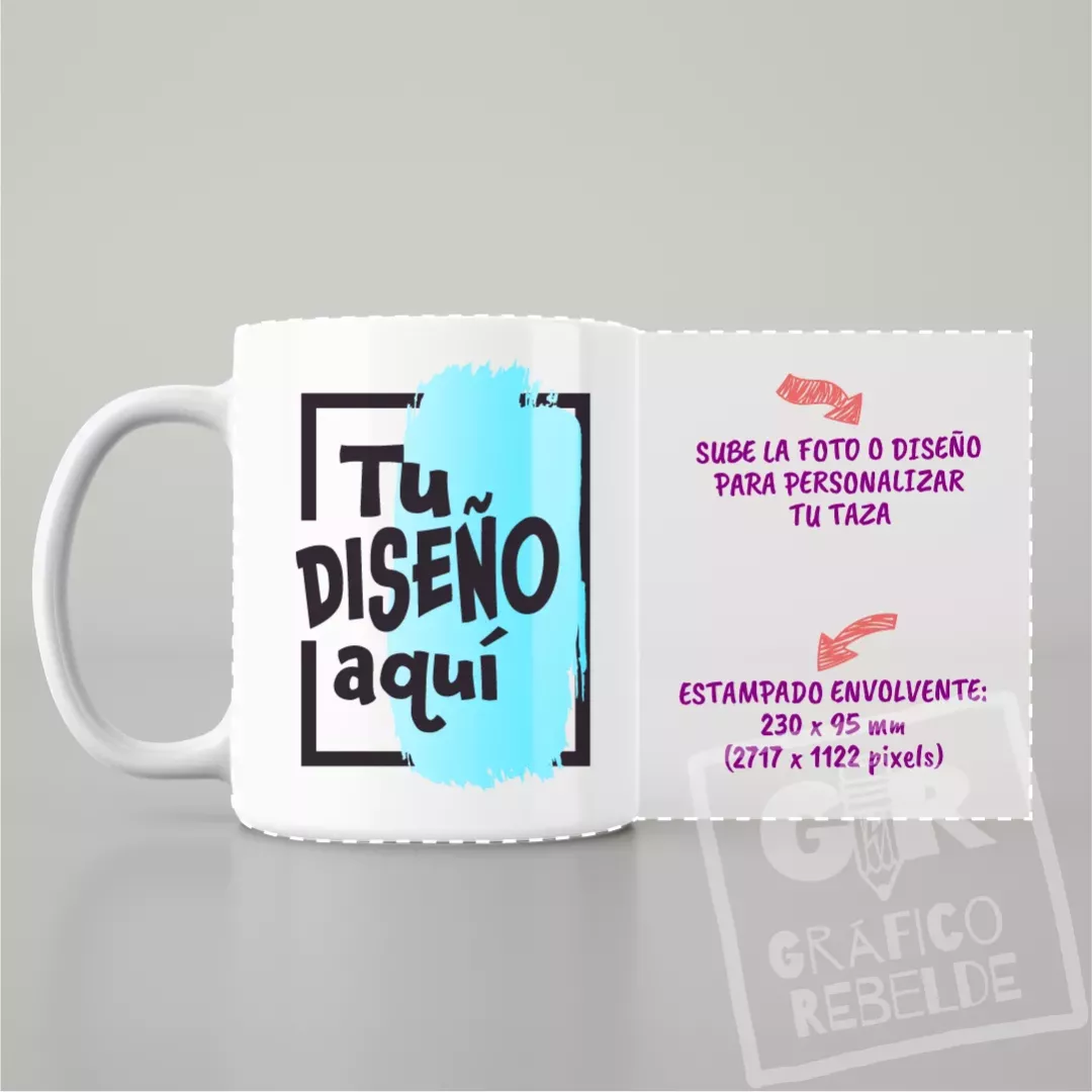Taza personalizada con foto o dibujo