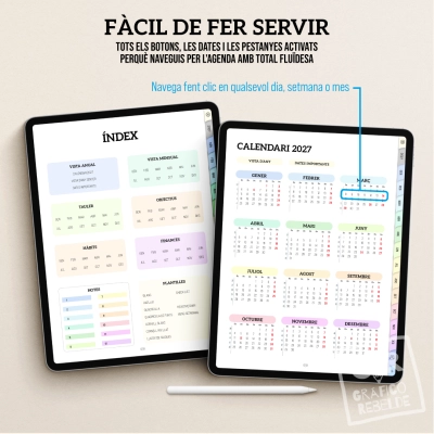 Agenda Digital 2027 per a tablet en català