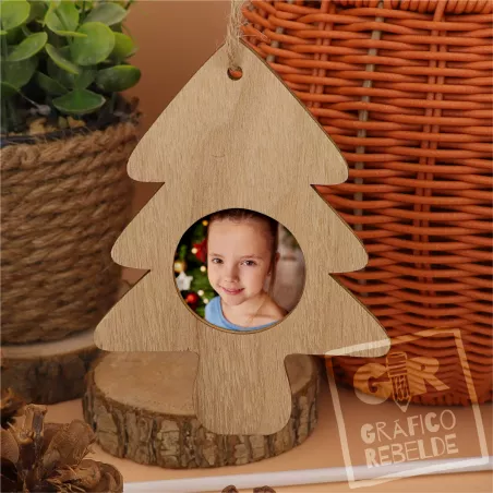 Adorn Arbre de Nadal portafotos personalitzat