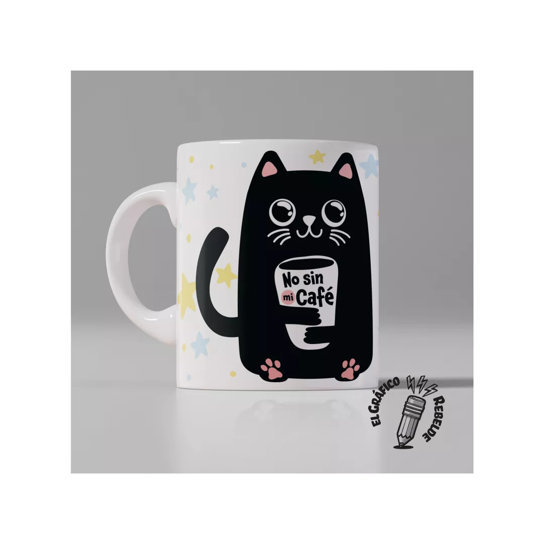 Tassa Neko CAT-FÉ: No sin mi café Tassa Neko CAT-FÉ: No sin mi café