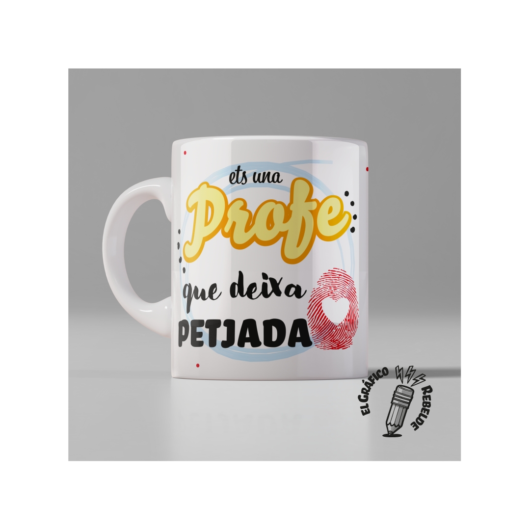 Taza Profe Que Deja Huella | Tienda Oficial Gráfico Rebelde