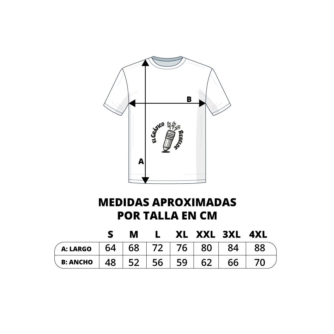 Camiseta SI NO TE INTERESA | Tienda Oficial Gráfico Rebelde