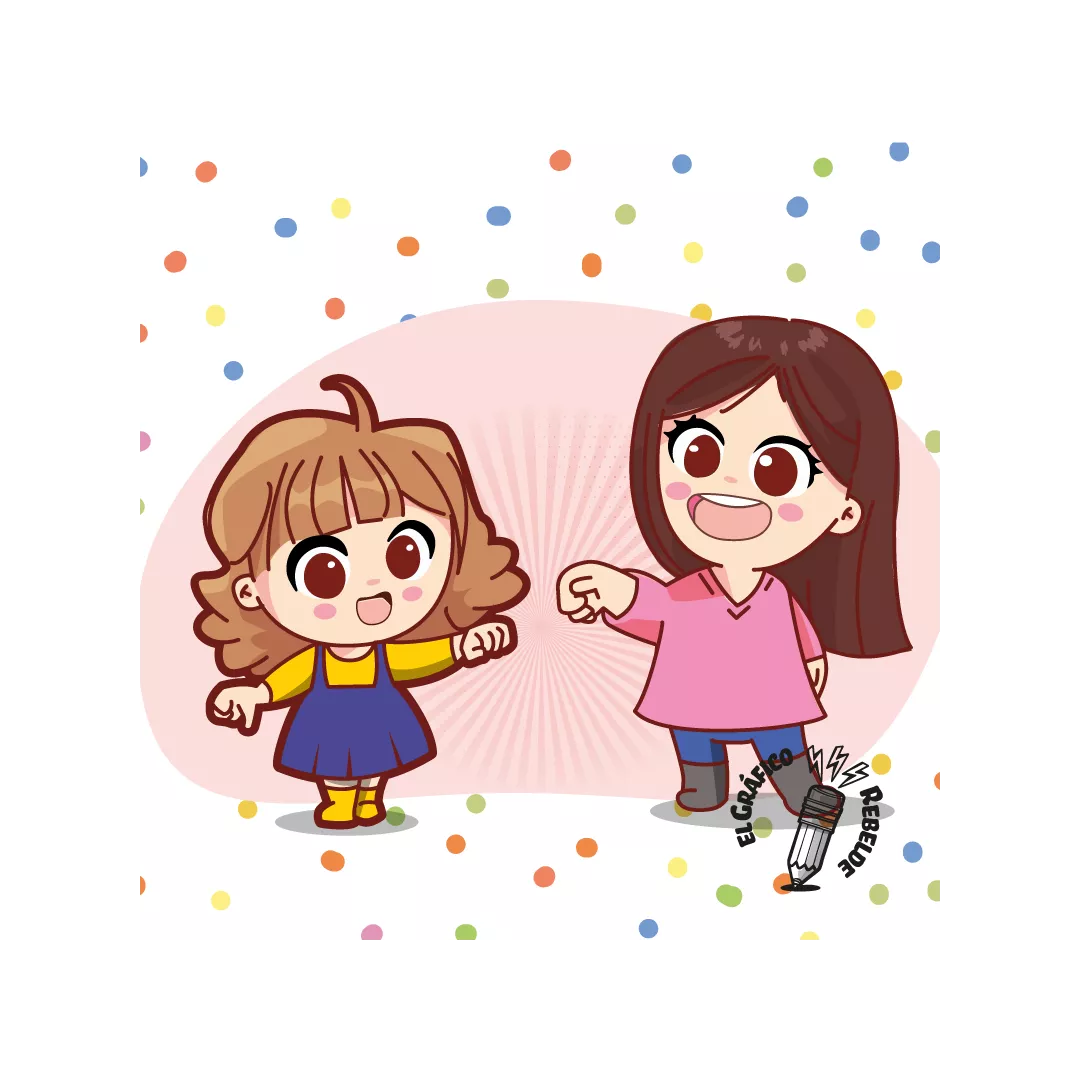 Il·lustració Chibi o Kawaii Personalizada Il·lustració Chibi o Kawaii Personalizada