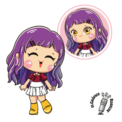 Ilustración Chibi Personalizada| Tienda Oficial Gráfico Rebelde